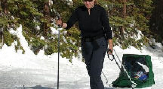 Met een baby op wintersport