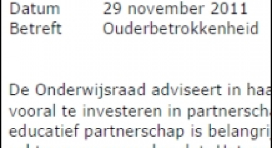 Ouders kapittelen is geen onderwijsbeleid