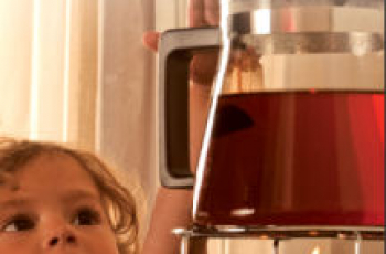 Pas op met hete thee