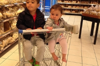 Boodschappen doen met kinderen