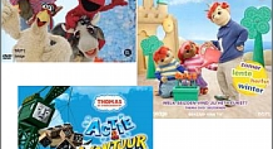 DVD's | Sesamstraat, Zandkasteel en Thomas
