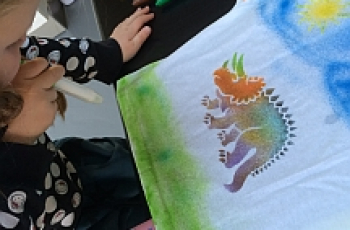 21. Airbrush op textiel