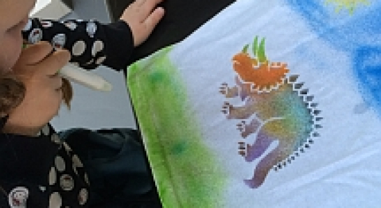 21. Airbrush op textiel