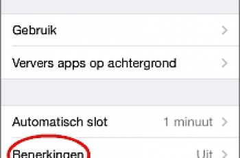 iPhone en iPad kindveilig maken