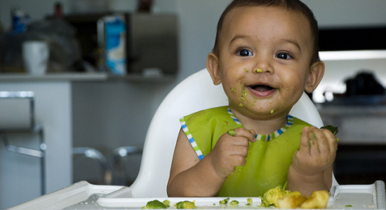 Kliederen met eten is nuttig!