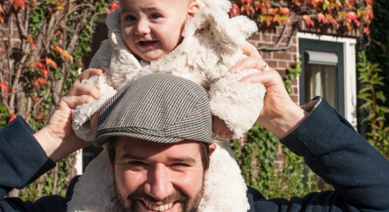 Papa naar het consultatiebureau