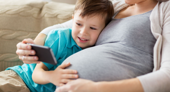 Apps voor zwangere vrouwen en jonge moeders