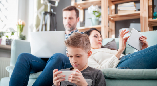 De rol van een smartphone binnen het gezin
