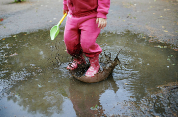 Lekker vies worden is goed voor kinderen!