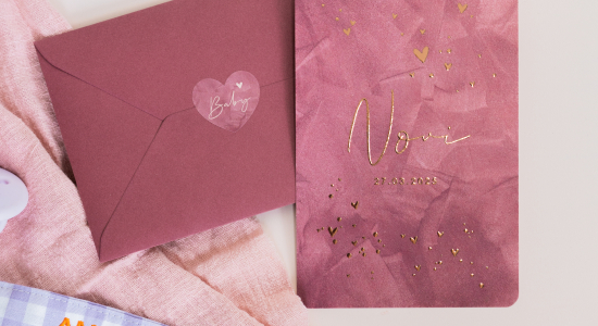 7x leuke ideeën voor het maken van een geboortekaartje