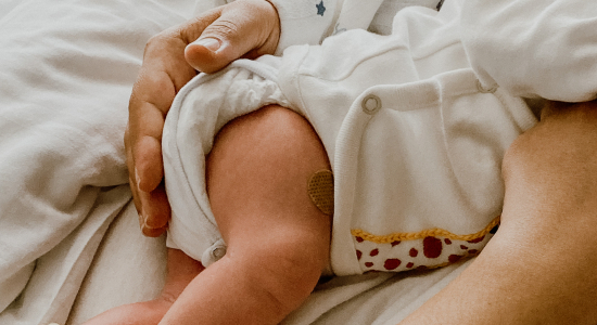 Petra koos voor gentle sectio: "We zagen onze zoon geboren worden"