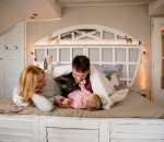 Een familiebed: dit is waarom steeds meer ouders enthousiast zijn