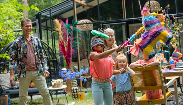 Vier het kinderfeestje in de tuin
